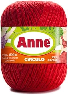 Anne Yarn by Círculo – 100% Mercerized Brazilian Virgin Cotton (Pack of 1 Ball) – 547 yds, 5.19 oz – Fingering (3583)