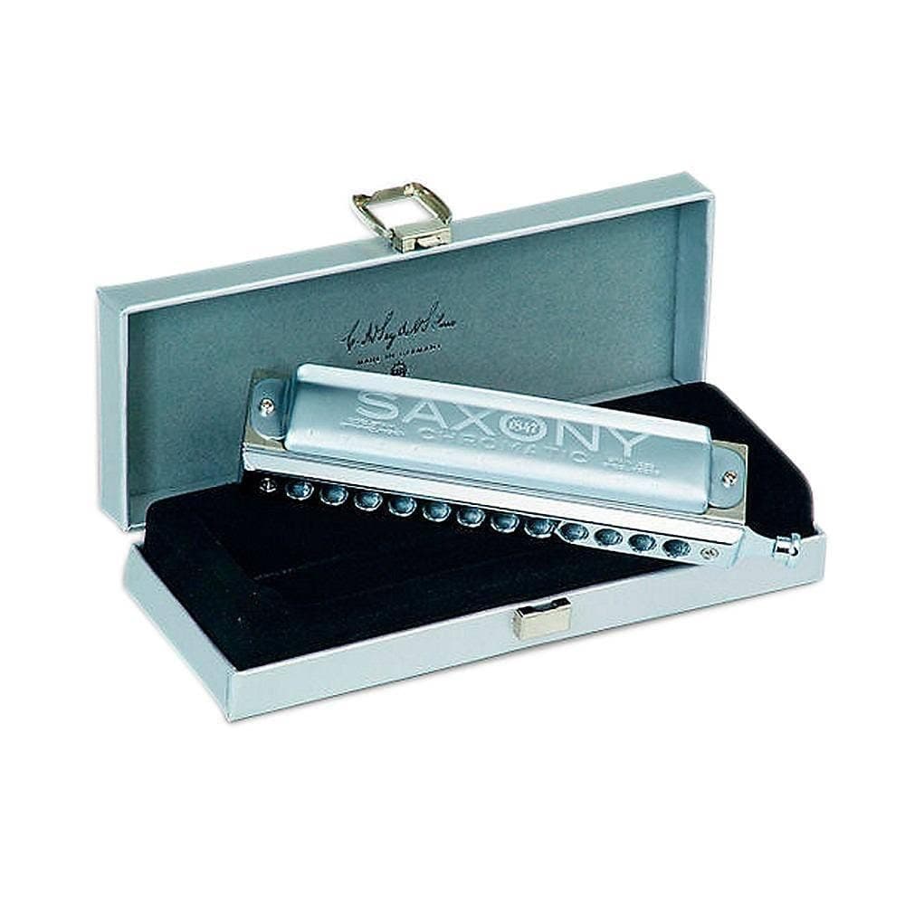Seydel Chromatic Saxony 48 MC harmonica, key of C