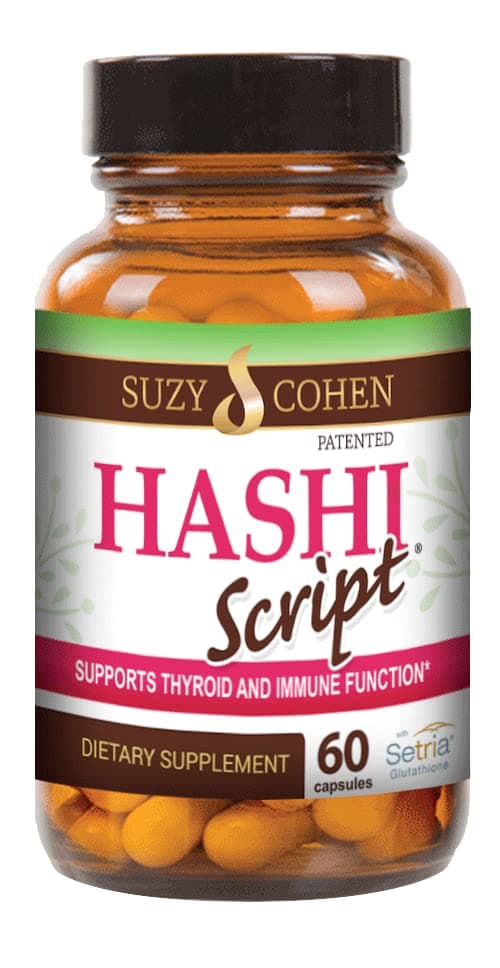 HashiScript Thyroid and Immune Support Formula with Catalase and Glutathione - by Suzy Cohen