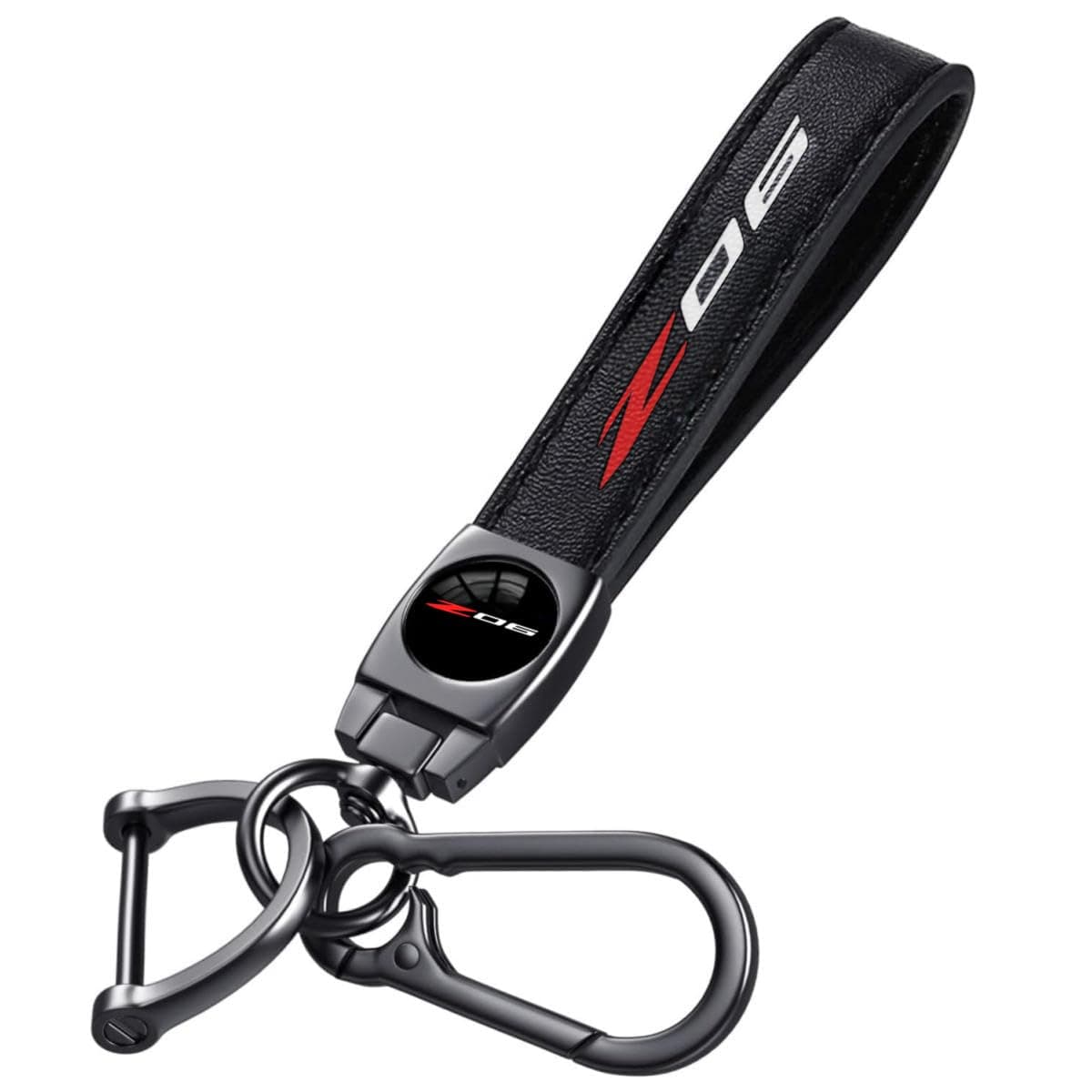 Leather Metal Car Key Chain Keyring car Accessories