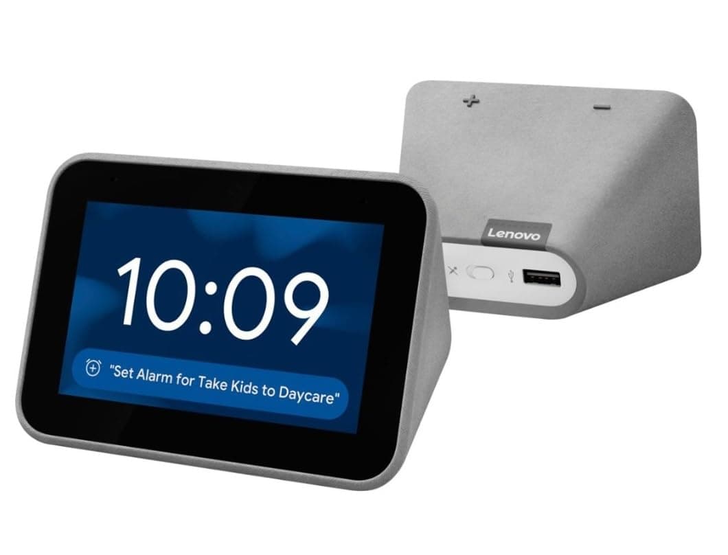 Lenovo Smart Clock with The Google Assistant - Gray ZA4R0010CA