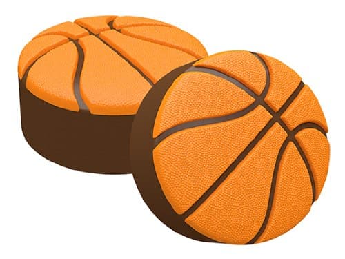SpinningLeafBasketball Sandwich Cookie Chocolate Candy Mold