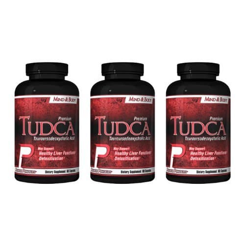 TUDCA (Tauroursodeoxycholic Acid) 3 bottles by Premium Powders