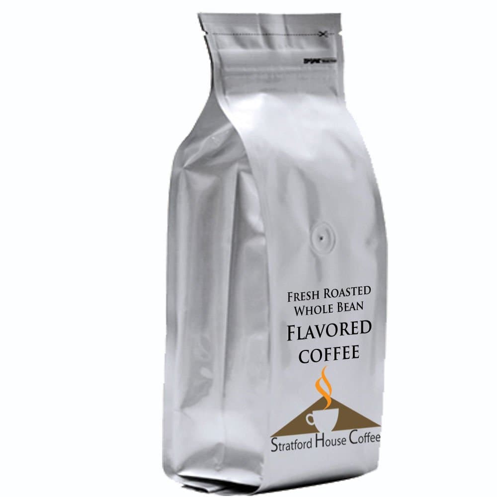 Caramel Pecan Roll Flavored Whole Bean Coffee 1 lb. Bag