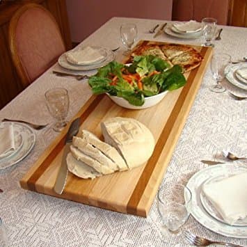 Tableboardby Spinella TBM2 Medium Cutting Board, Serving Tray, Hot Plate-All in One! CherryAccent