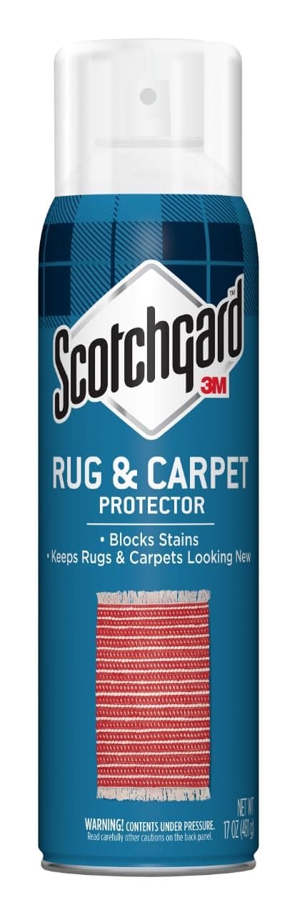 Rug & Carpet Protector, Carpet & Rug Protector Blocks Stains During Fall and Winter Holidays, Fabric Protector Makes Cleanup of Stains from Food Spills Easier, 17 oz, 4406-17 PF