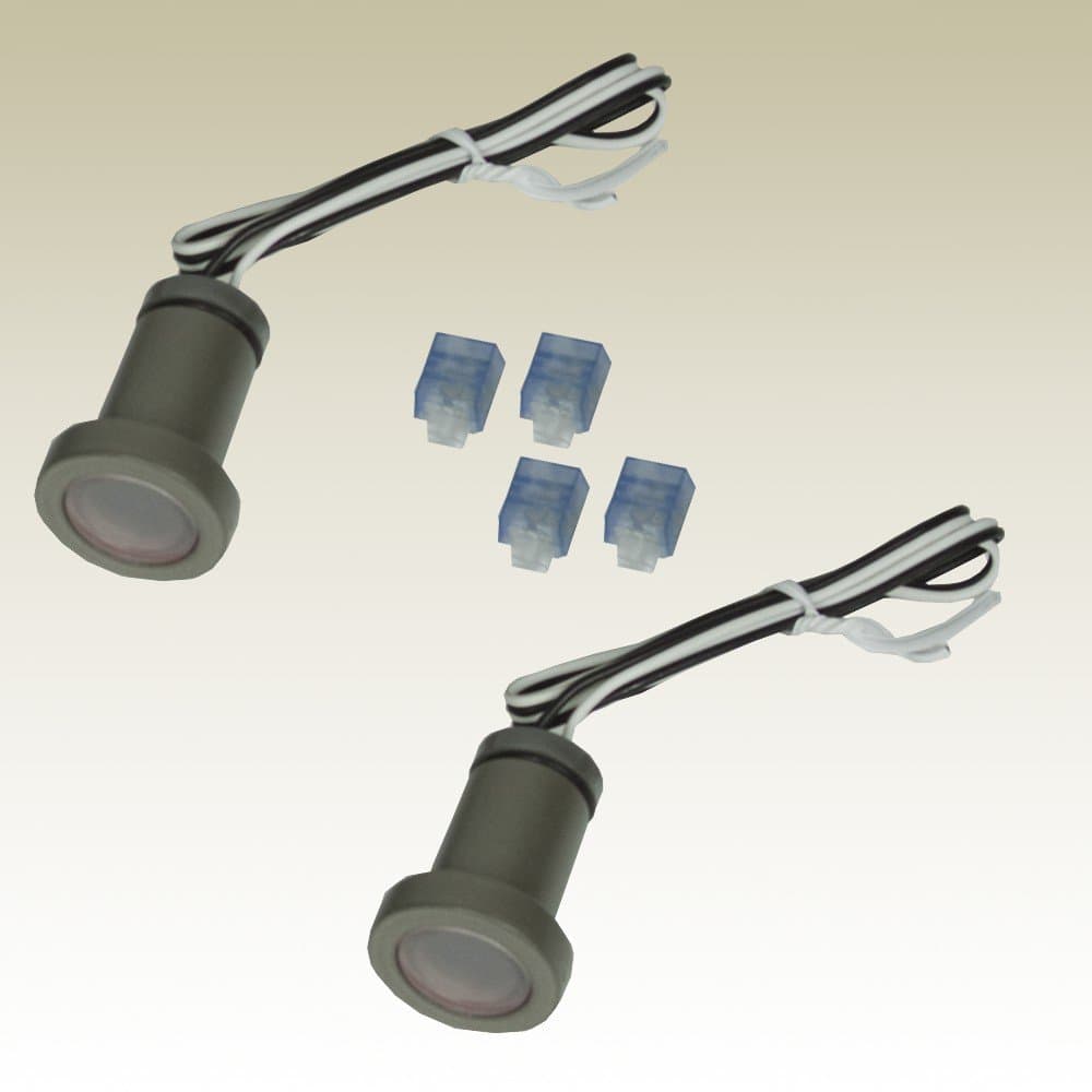 AuroraDeck Lighting DLRT2PKWARM Phoenix Recessed Warm White LED Light, 2 Pack by Aurora Deck Lighting