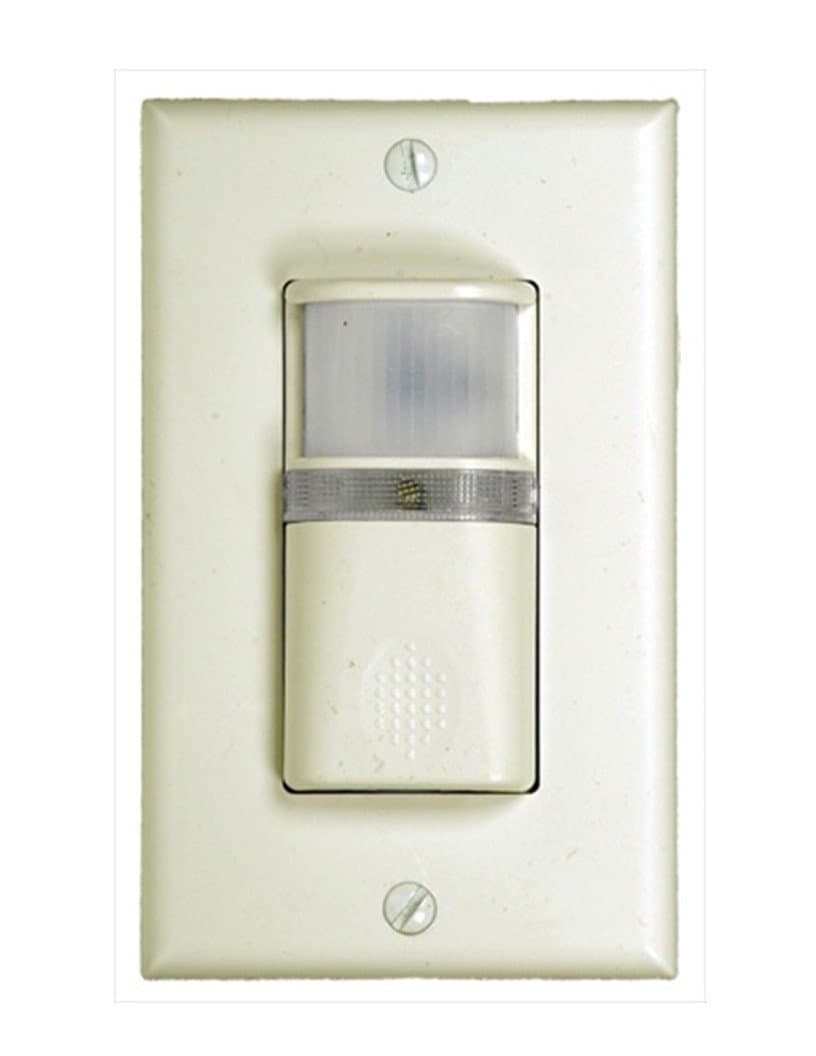 Westgate YM2108-T-W Vacancy and Occupancy Sensor Wall Switch, 3 Way, Adjustable Time and Light, White