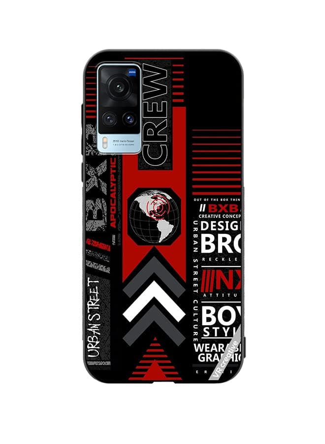 VR Creative Protective Case Cover For Vivo X60 Bxb Logo Design Multicolour