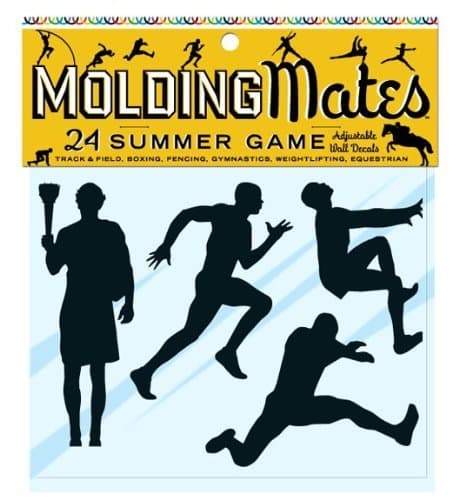 Summer Games Pack 24 Molding Mates Home Decor Peel and Stick Vinyl Wall Decal Stickers