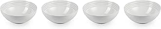 Stoneware Set of 4 Soup Bowls, 22 oz. (6.25") each, White