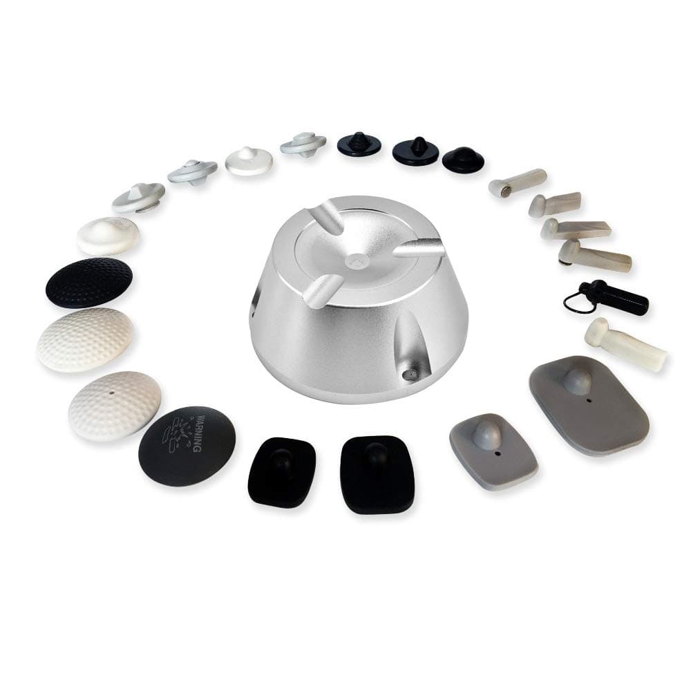 15000GS Golf Tag Detacher Magnet Alarm Tool Silver Security Tag Remover for RF8.2Mhz EAS System Alarm w/Fixing Holes