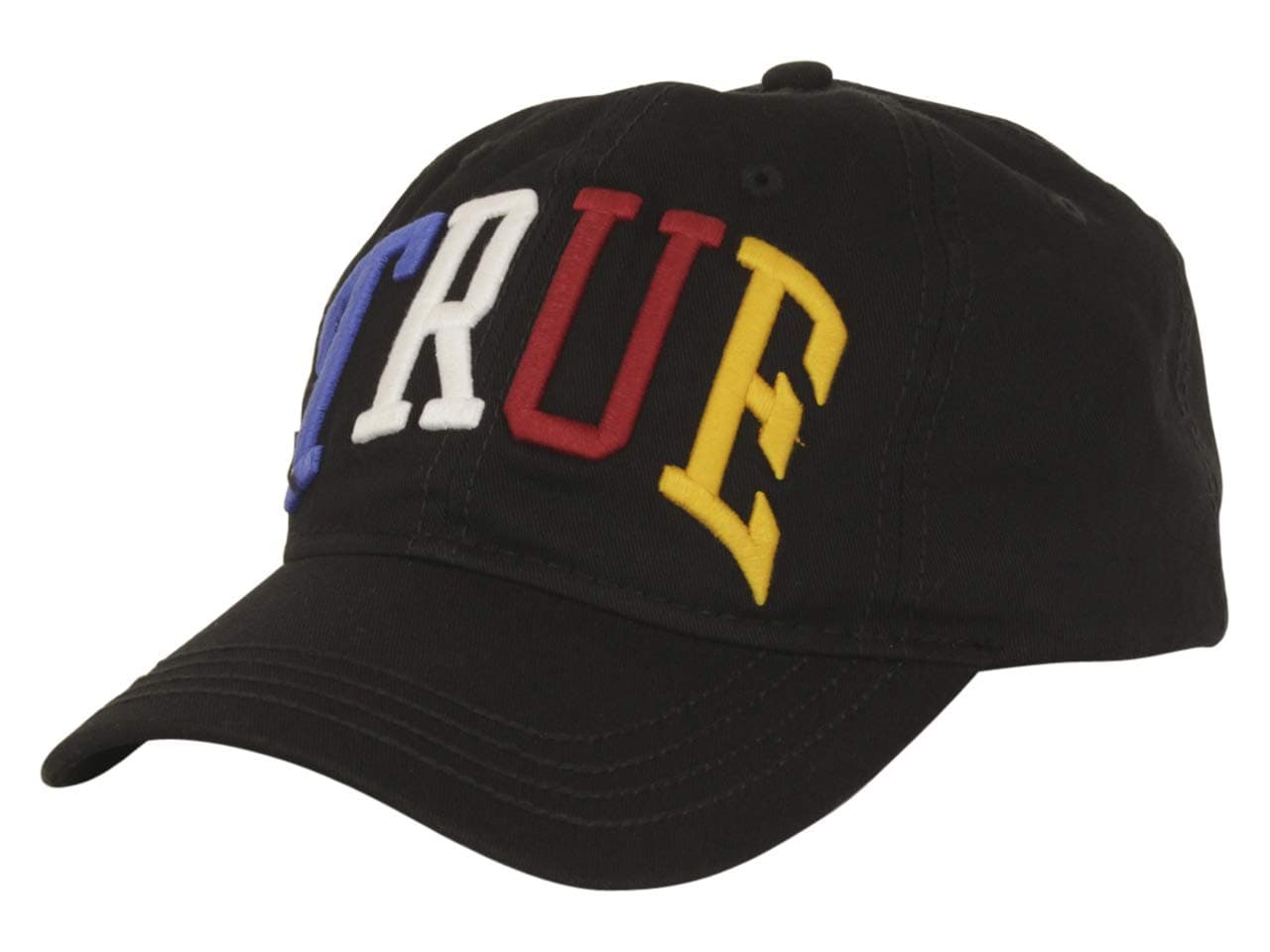 True Religion Black Embroidered Baseball Cap (OSFA)