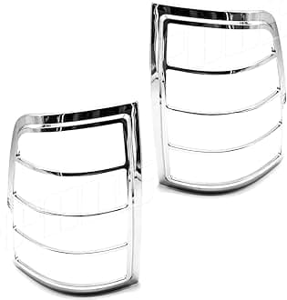 Chrome Tail Light LAMP Cover for Dodge RAM 1500/2500 / 3500 Year 09-10 11 12 13 14 15 16 17/10~16