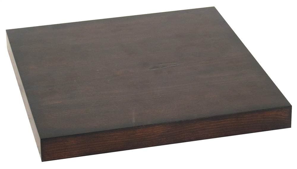 Legacy Home LTD Solid Wood Wall Shelf in Mahagany Wood Grain Finish