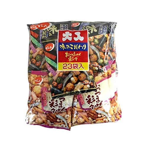 Japan Denroku Otsumami Rice Cracker Nuts 23packs