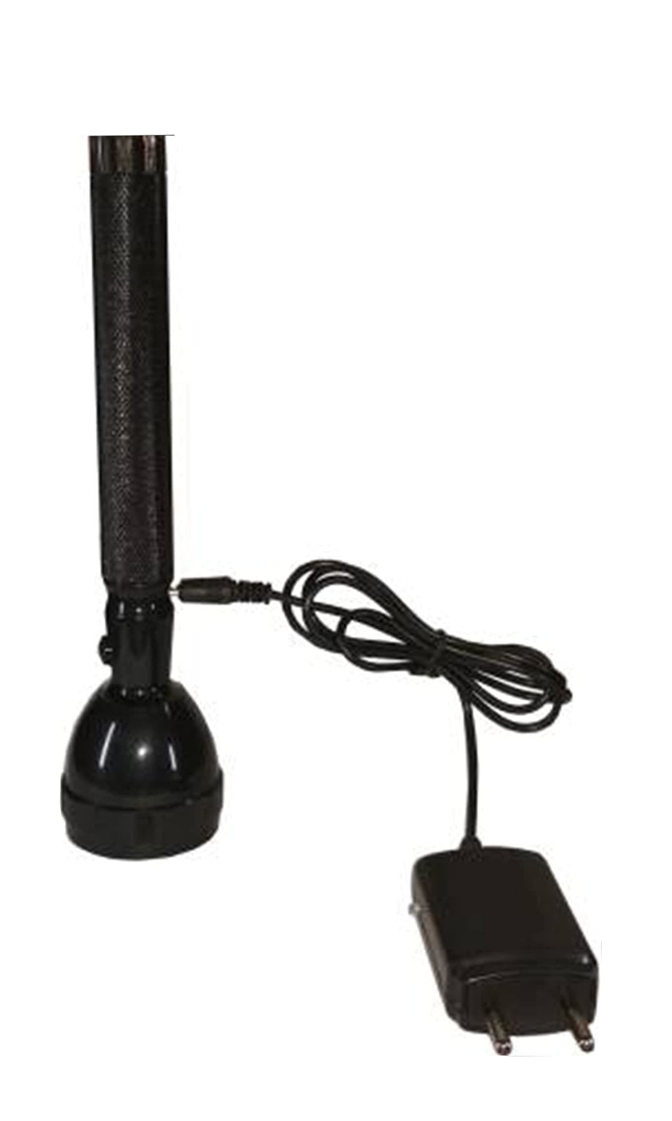 Abacus A1 Metal Rechargeable Industrial Security Purpose Torch , Black