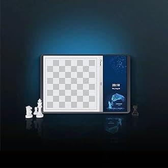 Evo - Ultra Smart AI Chessboard, Maia Engine, Customized Chess Bot, All-in-One, Supports Mainstream Chess Platforms, 1-2 Players, Ages 12+