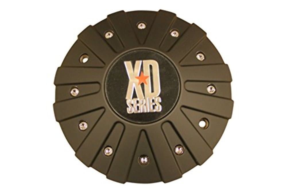 KMC XD Series 778 Monster Matte Flat Black Center Cap 846L215 with Screws