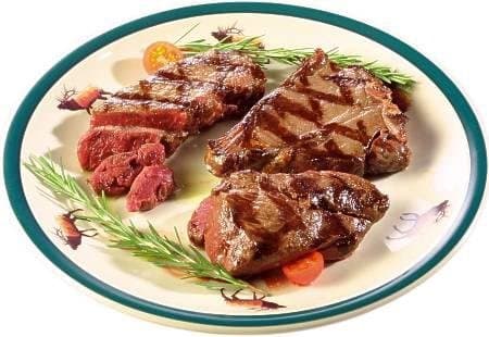 10 Farmed Elk Rib-Eye Steaks (8oz. Each)