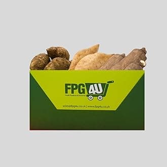 African Veggie Box Combo 10-1KG Eddoes,1KG White Sweet Potatoes,1KG Yam, £16.99