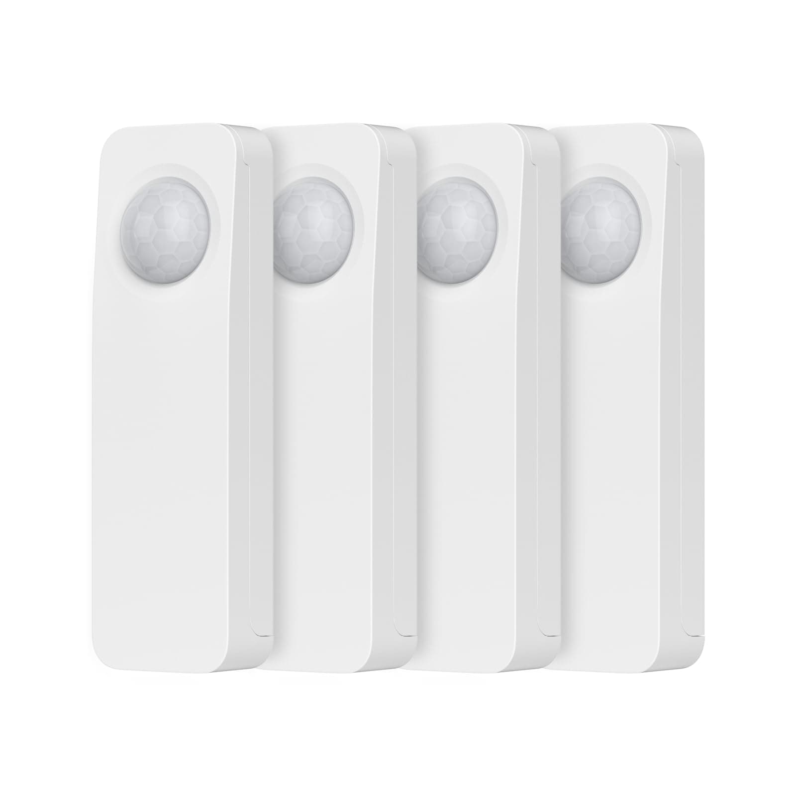 Zigbee Motion Sensor 4 Pack, Zigbee Hub Required, Pet Friendly, Work with Home Assistant, SmartThings, Aeotec, Homey, Hubitat or Echo Devices with Built-in Zigbee hub