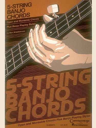 5-String Banjo Chord Chart | Essential Songbook Open and Moveable Chord Positions for Bluegrass and Clawhammer | Fingerboard Sheet Music for Beginners and Experts | Banjo Chord Guide and Reference
