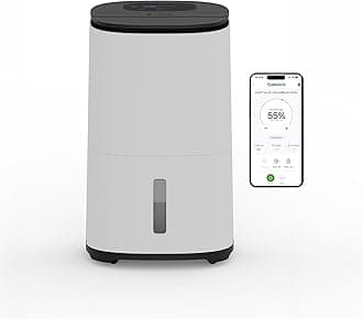 Meaco MeacoDry Arete® Two 25L Dehumidifier & HEPA H13 Air Purifier, Low Energy, Low Noise, Wi-Fi Meaco App, Smart humidity mode, Laundry mode, removes moisture in larger homes, 5x year warranty