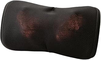 uCozy 3D Neck, Shoulder,Lumbar & Back Pain Relief Massager | Deep Tissue Kneading Massage | Pillow Massager with Warmth Therapy | Gifts for Men, Women, Home Office - 6 Months Warranty, Designed & Developed In Singapore