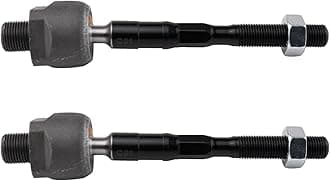TRQ Front Inner Tie Rod Set Compatible with 2012 INFINITI FX35 2013 FX37 2012-2013 FX50 2014-2017 QX70
