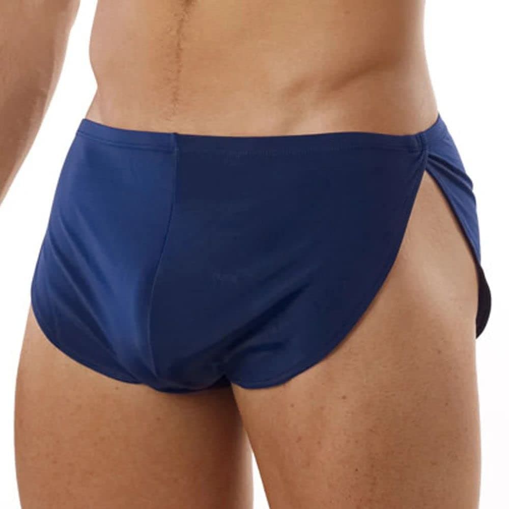 Mens Low Rise Split Shorts Exotic Short Lounge Boxers