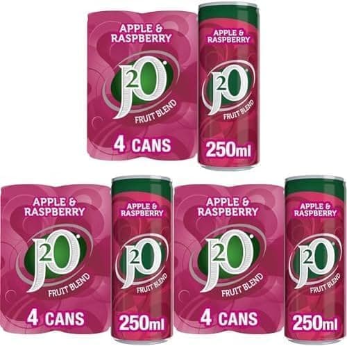 Apple & Raspberry Cans 4 X 250ml (Pack of 3)