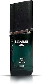 LOMANI PARIS Pour Homme Eau De Toilette Spray For Men, 100ml/3.4oz - Lavender, Jasmine & Amber Wood