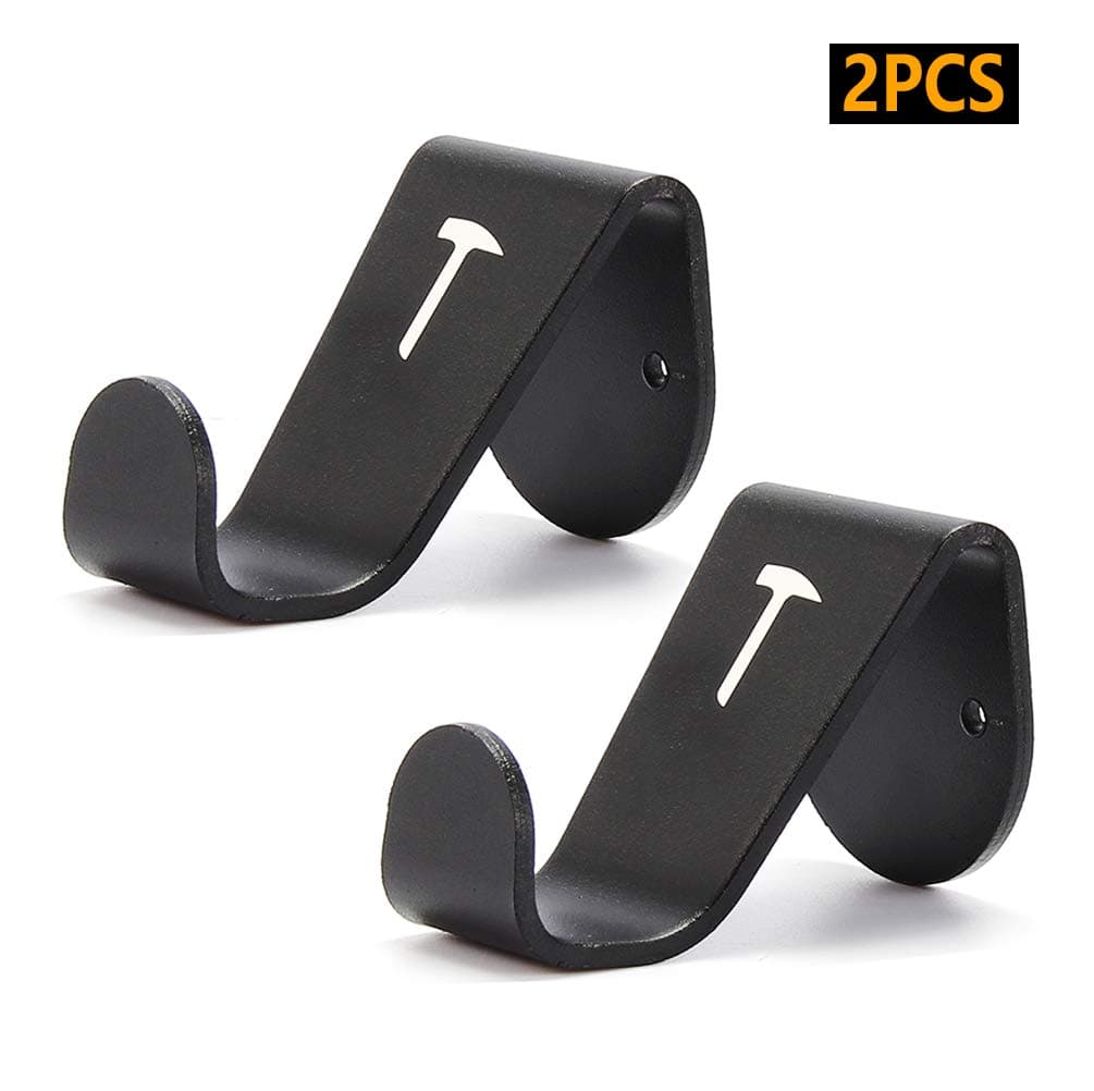 ROCCS Vehicle Seat Coat Hooks, Anodized Aluminum Back Seat Headrest Hanger Holder Hook Designed for Tesla Model S Model X (Pack of 2)