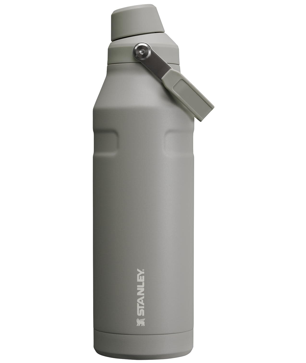 Stanley IceFlow Fast Flow Water Bottle 50 OZ | Angled Spout Lid | Lightweight & Leakproof for Travel & Gym | Insulated Stainless Steel | BPA-Free | Ash