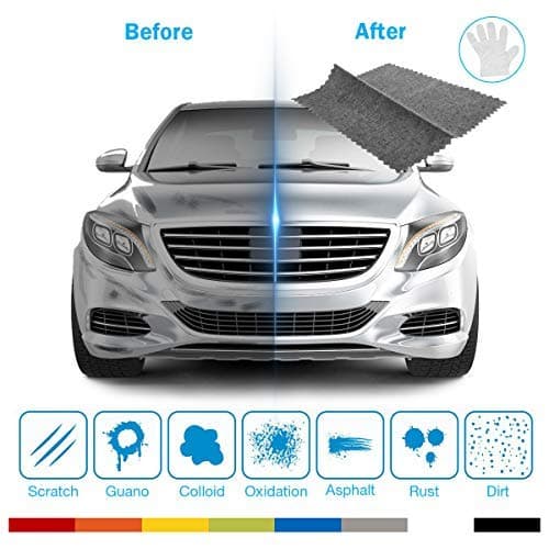 Autmor Car Scratch Remover Cloth, Nano Cloth for Surface Repair, Slight Scratch Repair and Strong Decontamination