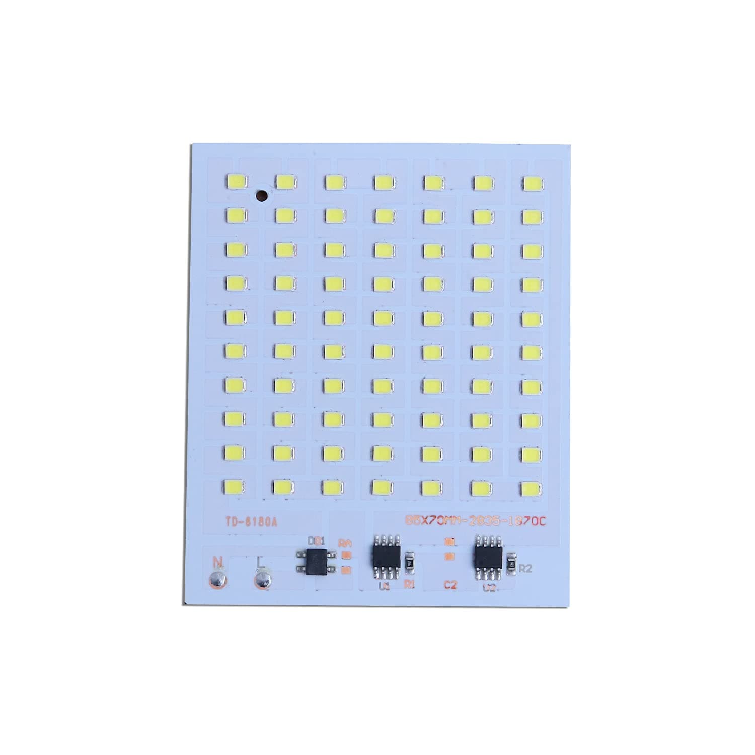 Electronic Spices 20W Mini Aluminum Plate Base Board for LED Flood Light White