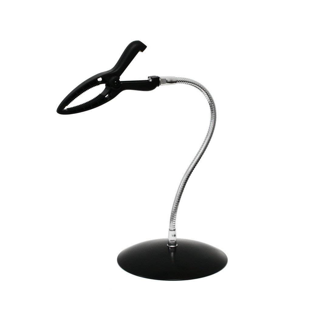 SnakeClampThird Hand Tool with Needle Nose Clamp, 18" Flexible Gooseneck Arm and Round Base