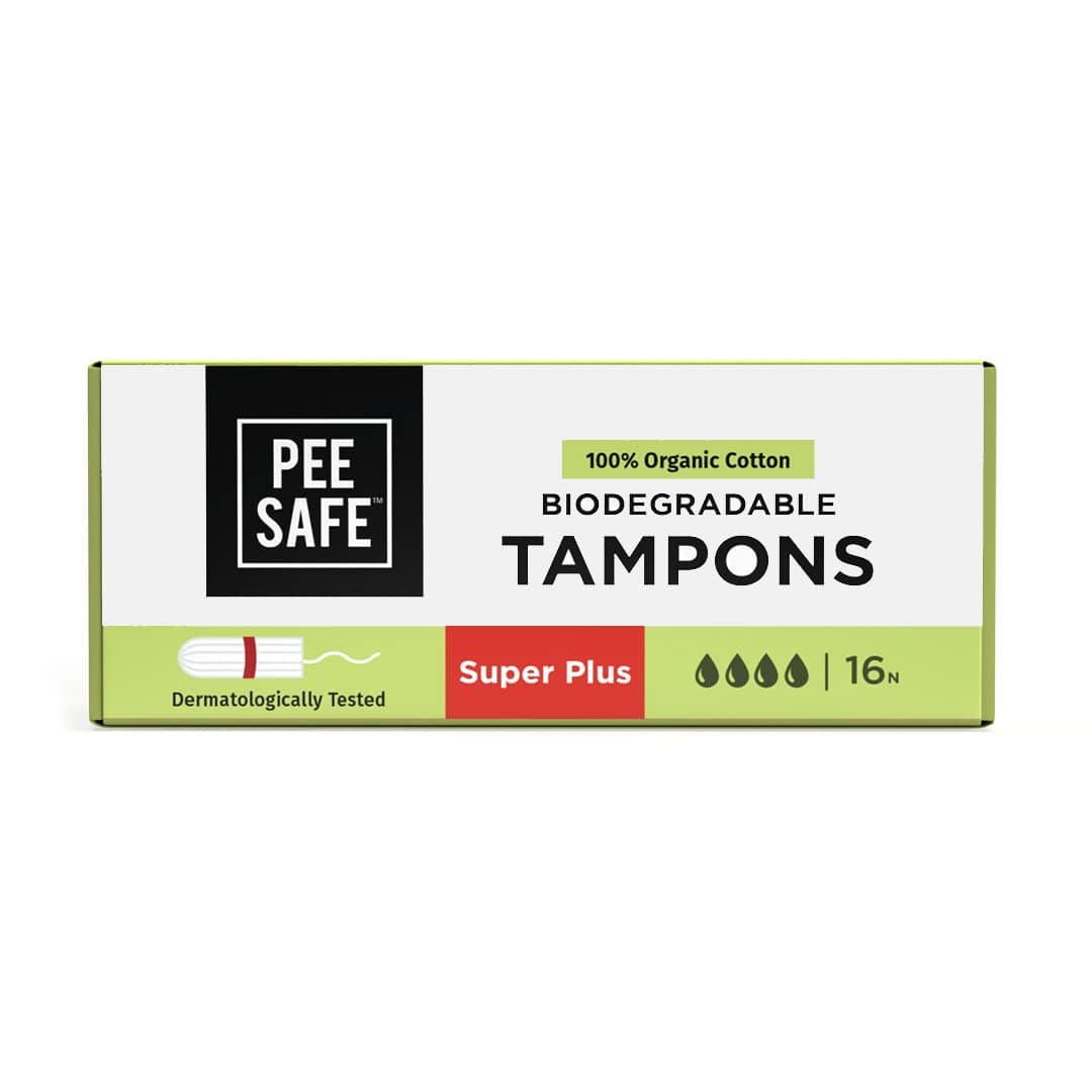 – Pee Safe 100% Organic Tampons Super Plus 16N