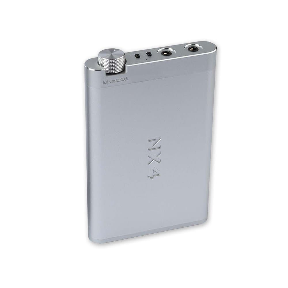 Topping NX4 Portable Digital Headphone Amplifier with built-in USB DAC Decoding for iPhone/iPad UP to 32Bit/192KHz (Silver)