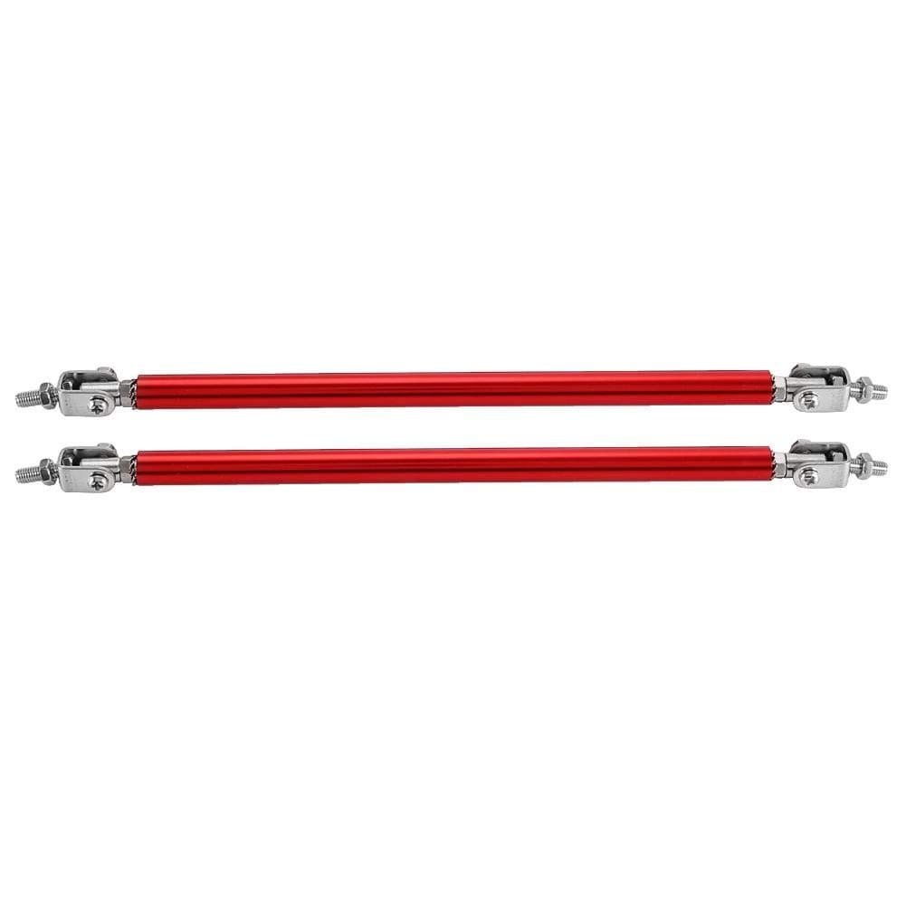 For Spoiler Struts-Car Bumper Lip Bar Bumper Lip Strut 1 Pair 20Cm Car Front Bumper Support Bar Strut Car Modification Support Rod(Red)