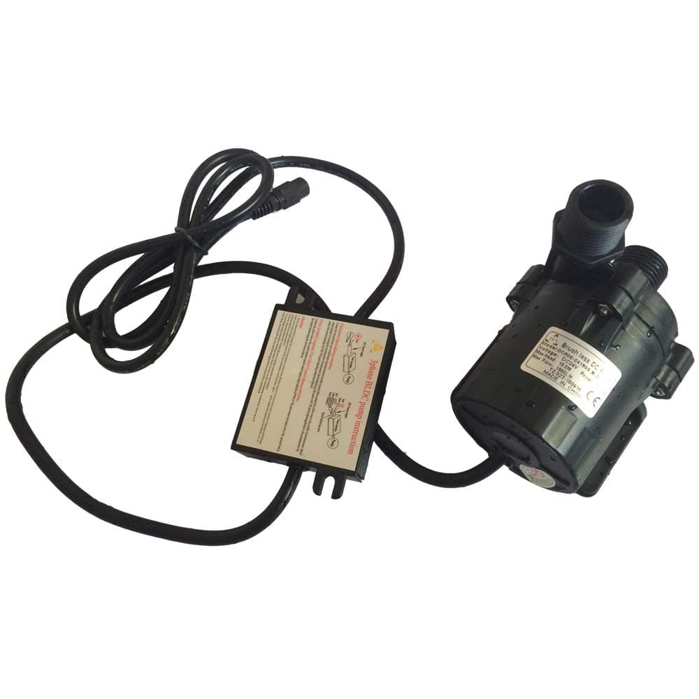 SHYSKY TECH Heavy Duty 24V 86W Micro DC Pressure Pump DC50E-24150S, 15m Lift 1500L/H, Magnetic Driving Centrifugal Design, Eco-Friendly, Hot Water Circulation/Pressurization