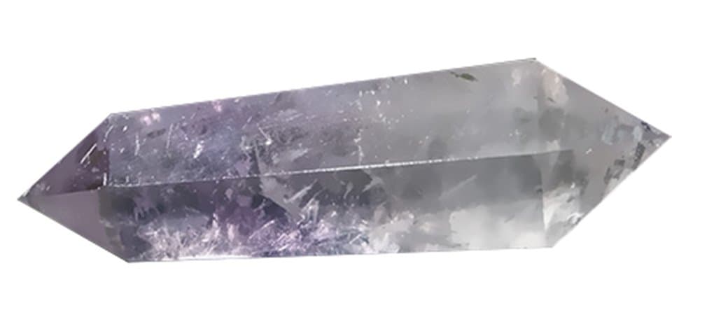 Amethyst Vogel Style 6 Sided Point Genuine Natural Quartz Crystal Massage Wand Dt 3 Inch