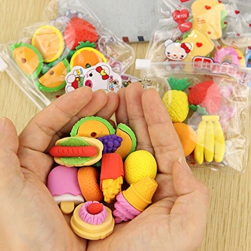 Eraser Cute Fruit Cuisine Shape Creative For Child Item Gift Student Artist School