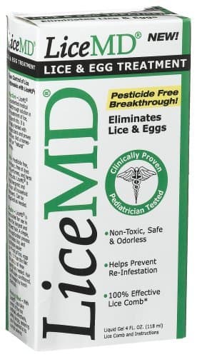 LiceMD Lice & Egg Treatment, 4-Ounce Bottle (Pack of 4)