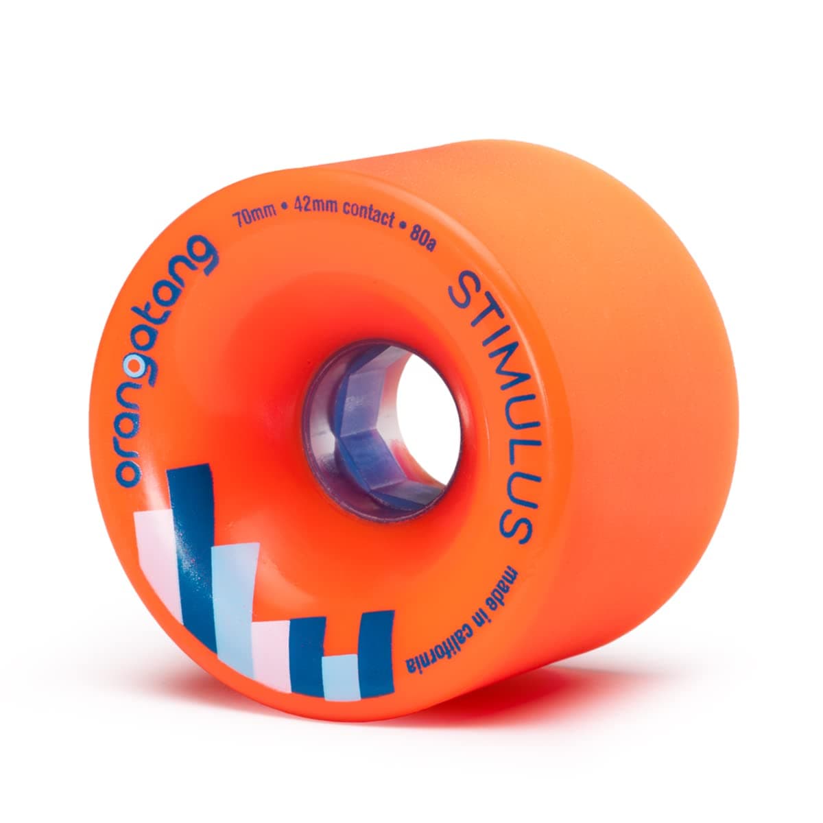 Orangatang Stimulus 70 mm Freeride Longboard Skateboard Wheels (Set of 4)