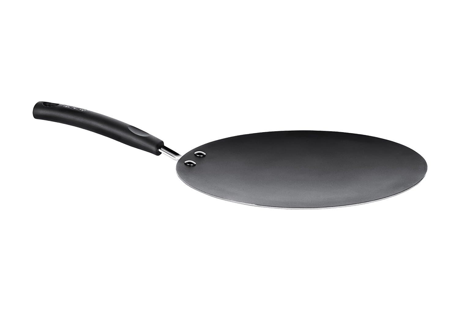 Tefal Madras Collection Chapatti 30cm Pan, All Hobs Compatible Except Induction, Non-Stick, Black, A7491544