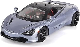 Metal Pull Back Diecast Car 1:32 Mclaren 720S Pull Back Car Model With Sound Light Boys Gifts Toys For Kids?Pack Of 1?,Multicolor