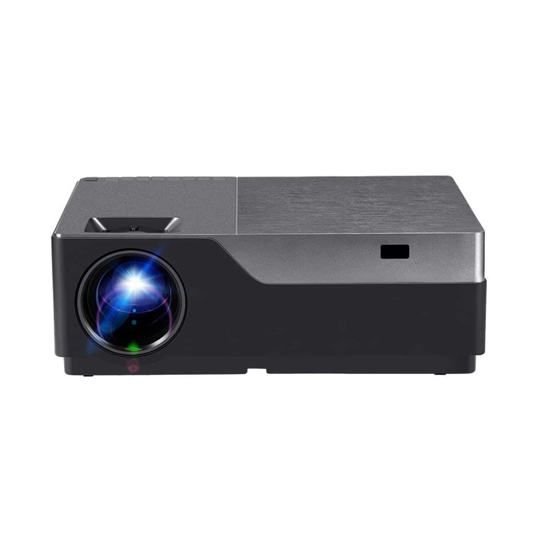 AUN Full HD Projector, AUN Media 18UP 1GB 8GB Android 8.0 Smart Full HD Projector WiFi Bluetooth Miracast 1080P Native Resolution Projector 4K Ultra HD, 5500 Lumens Home Theater Smart projector Full HD LED Projector 200inch Display (Android Version)
