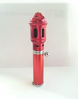 A-ONE Portable Incense Burner- Incense Jet Flame Lighter- Bakhoor Incense Wood Burner- Oud Diffuser Holder-1 Piece Color Random-Black Gold Blue Red Silver